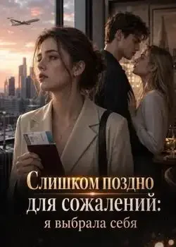 Обложка «Слишком поздно для сожалений: я выбрала себя»