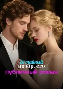 Обложка «Её тайный позор, его публичный роман»